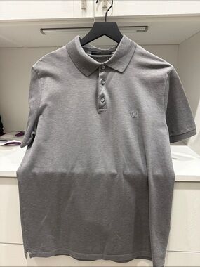 Louis Vuitton men's piqué knit cotton polo shirt